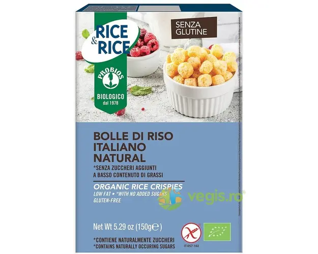 Bilute de Orez fara Gluten Ecologice/Bio 150g