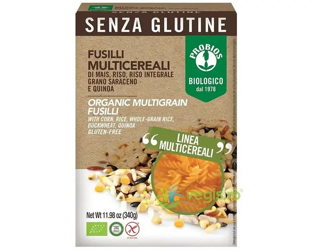 Fusilli Multicereale fara Gluten Ecologice/Bio 340g
