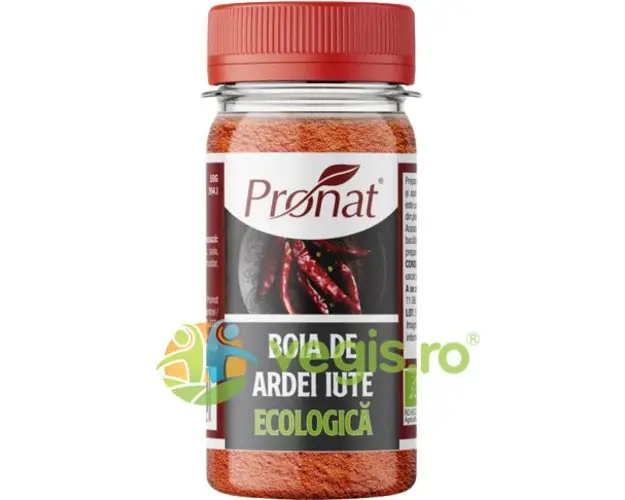 Boia de Ardei Iute Ecologic/Bio 50g