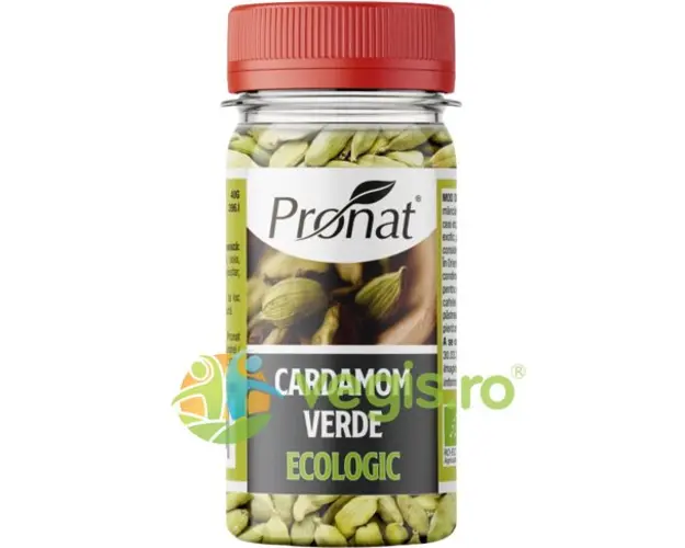 Cardamom Verde Intreg Ecologic/Bio 40g