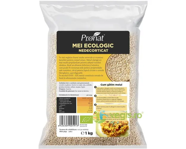 Mei Nedecorticat Ecologic/Bio 1kg