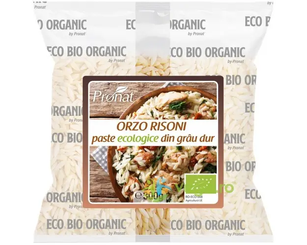 Orzo Risoni - Paste din Grau Dur Ecologice/Bio 300g