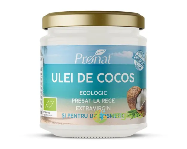 Ulei de Cocos Extravirgin Presat la Rece Ecologic/Bio 200ml