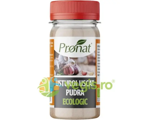 Usturoi Uscat Pudra Ecologic/Bio 60g