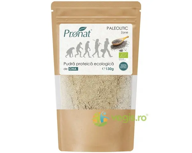 Pudra Proteica din Seminte de Chia Ecologica/Bio 130g