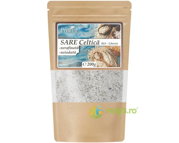 Sare Celtica Grunjoasa, Nerafinata si Neiodata 200g