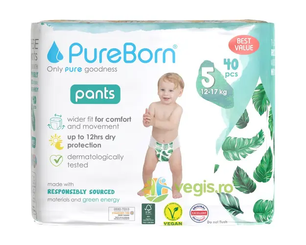 Scutece Chilotel Nr.5 (Marimea L) 12 - 17kg Double Pack 40buc