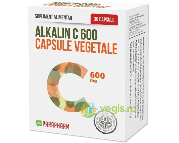 Alkalin C 600mg (Vitamina C Alcalina) 30Cps