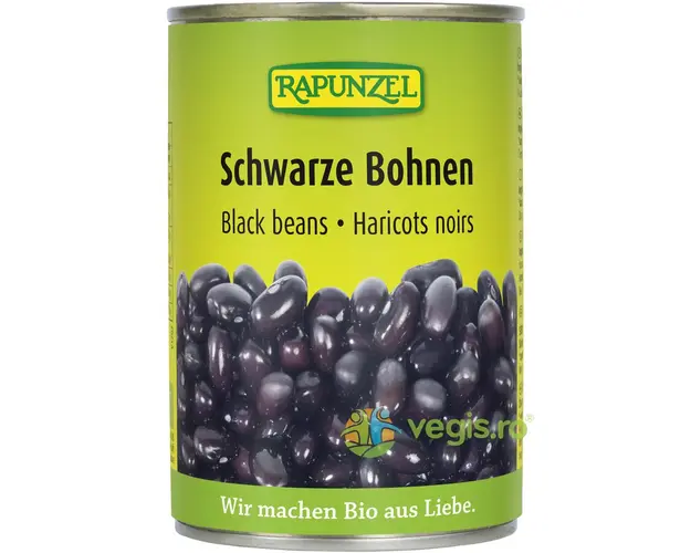 Fasole Neagra Ecologica/Bio In Doza 400g