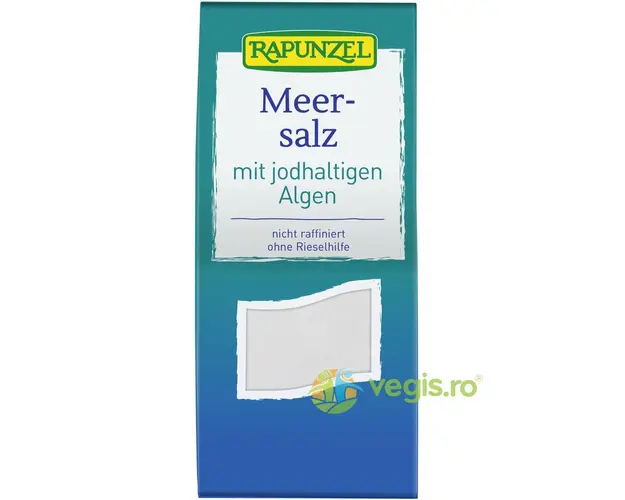 Sare De Mare Iodata Cu Alge Ecologica/Bio 500g