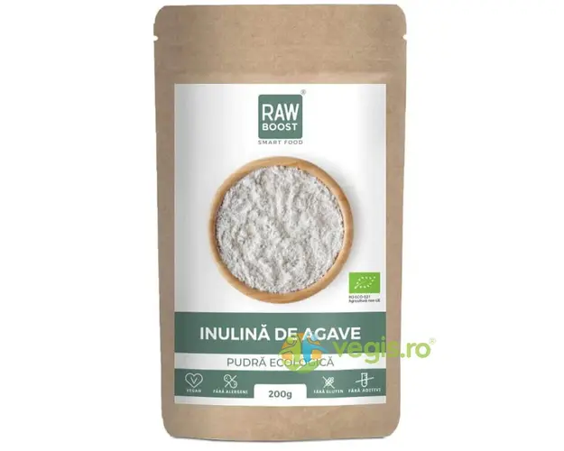Inulina din Agave Pudra Ecologica/Bio 200g