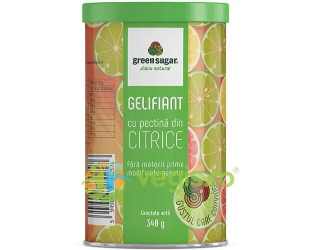 Gelifiant cu Pectina din Citrice Green Sugar 340g