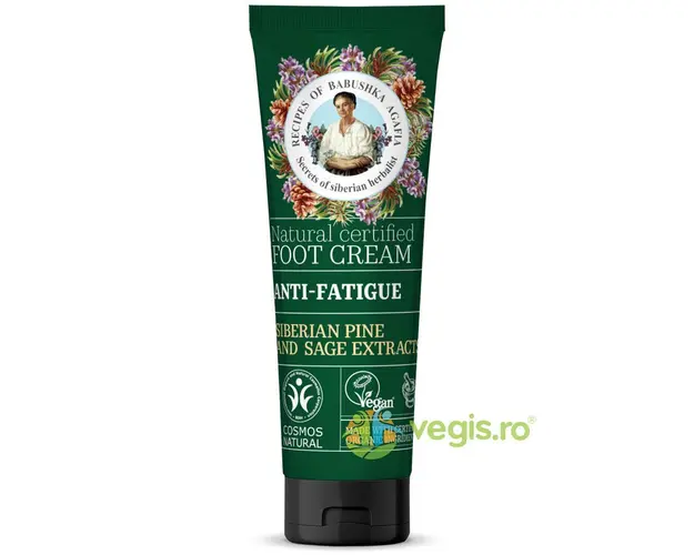 Crema de Picioare Naturala Anti Oboseala cu Pin si Salvie 75ml