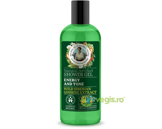 Gel de Dus Energizant si Tonifiant cu Ginseng Siberian Salbatic 260ml