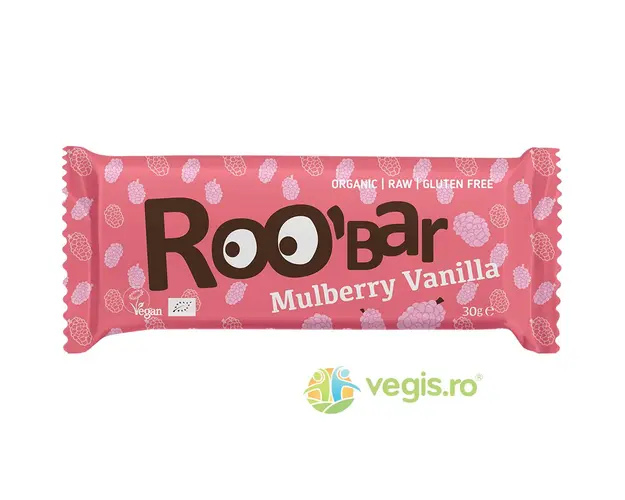 Baton cu Dude si Vanilie Raw Ecologic/Bio 30g