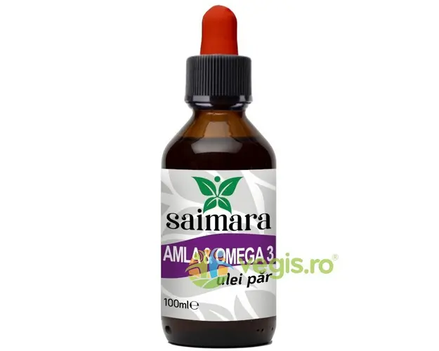 Ulei de Par cu Amla si Omega 3 pentru Ingrijirea Parului Uscat si Deteriorat 100ml