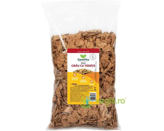 Fulgi de Grau cu Tarate 500g