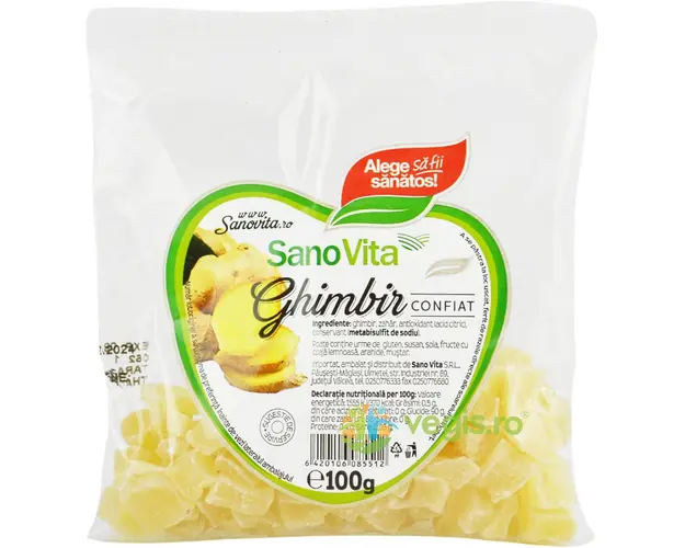 Ghimbir Confiat 100g
