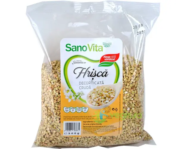 Hrisca Decorticata Cruda 500gr