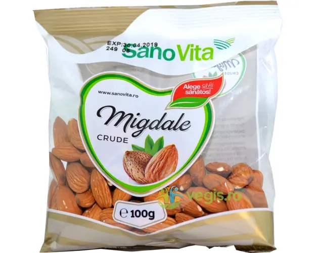 Migdale Crude Intregi 100g