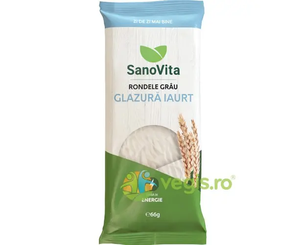 Rondele din Grau cu Glazura de Iaurt 66g