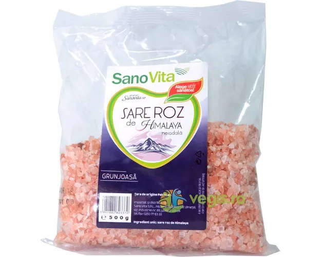 Sare Roz de Himalaya Grunjoasa 500g