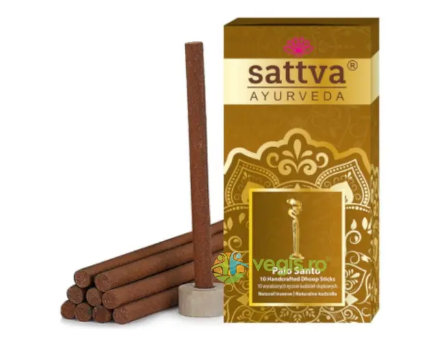 Betisoare Parfumate Dhoop Palo Santo cu Suport 10buc