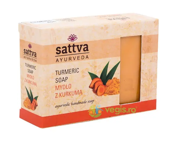 Sapun Ayurvedic cu Glicerina si Turmeric 125g