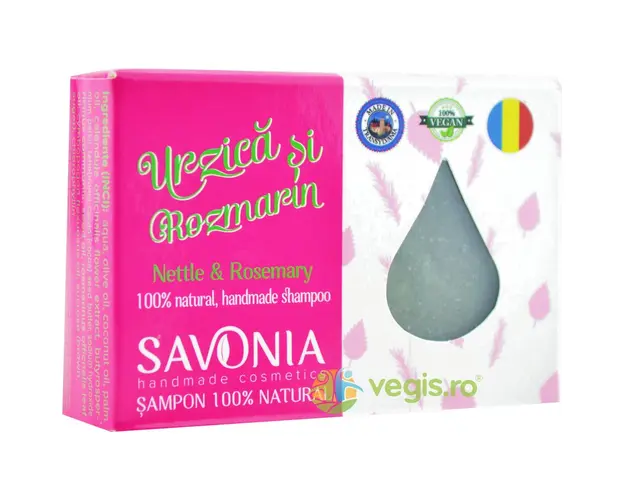 Sampon Solid cu Urzica si Rozmarin 90g
