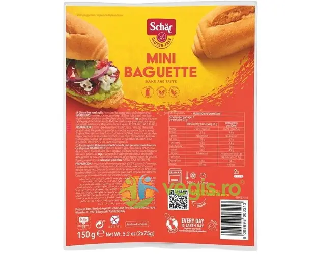 Mini Baghete fara Gluten 150g