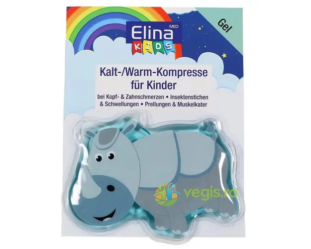 Compresa Rece/Cald cu Gel Termic pentru Copii Rinocer