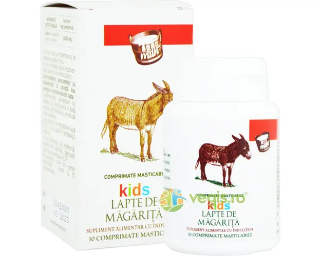 Lapte de Magarita Kids (pentru Copii) 10cpr masticabile