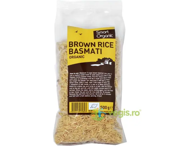 Orez Basmati Brun Ecologic/Bio 500g