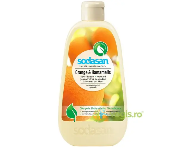 Detergent Balsam Lichid de Vase cu Portocala 500ml