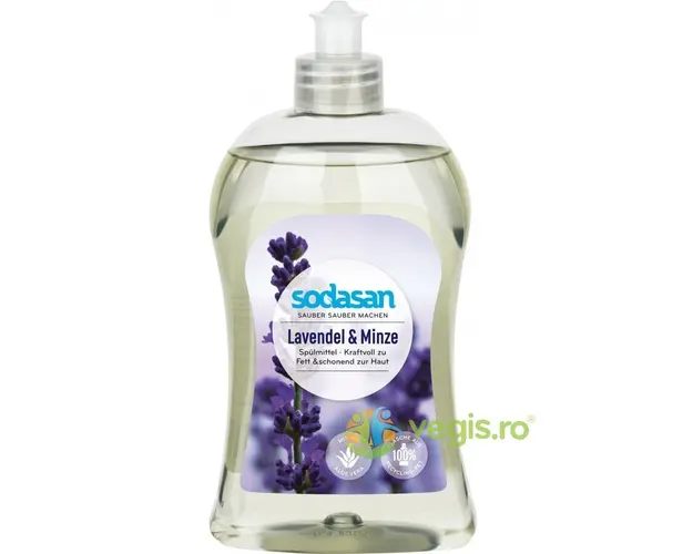 Detergent de Vase cu Lavanda si Menta 500ml
