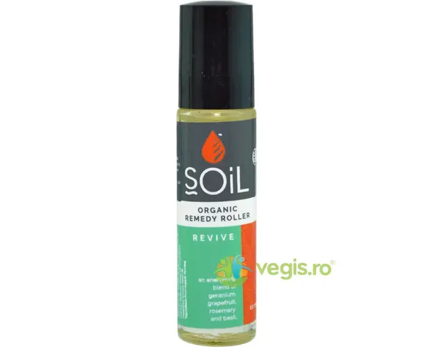 Roll-On Revive - Amestec Energizant si Echilibrant cu Uleiuri Esentiale Ecologice/Bio 10ml