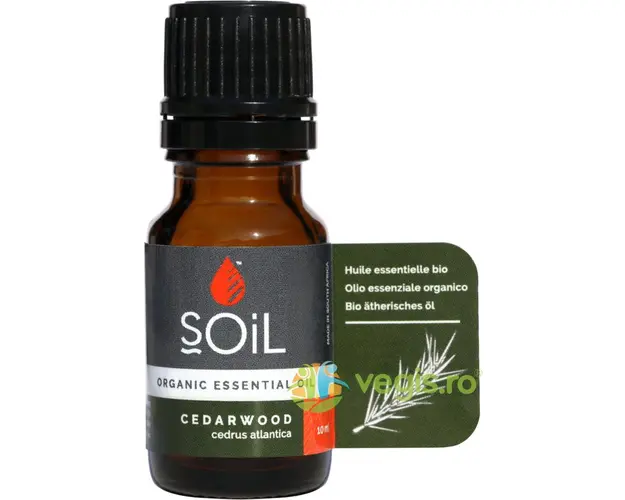 Ulei Esential de Cedru (Cedarwood) Ecologic/Bio 10ml