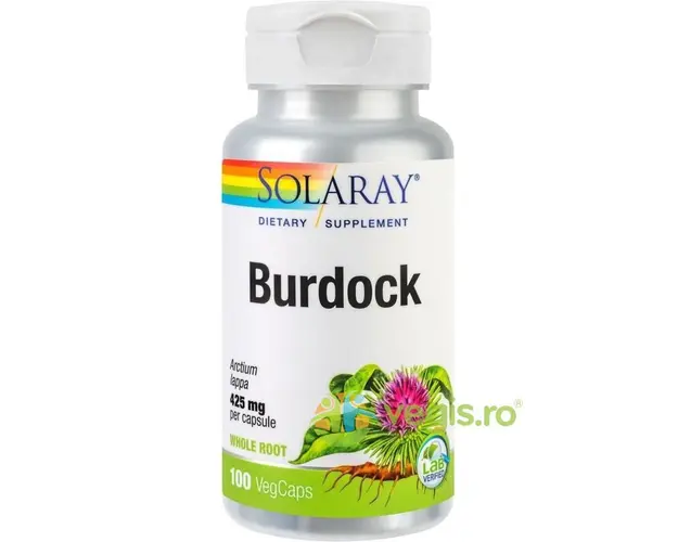 Burdock (Brusture) 425mg 100cps Secom,