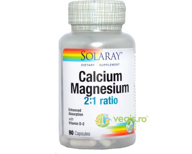 Calciu Magneziu cu Vitamina D 90cps Secom,