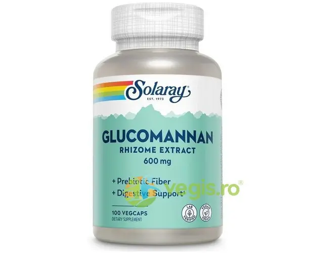 Glucomannan (Konjac) 600mg 100cps Secom,