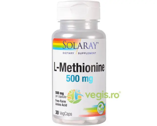 L-Methionine 500mg 30cps (L-Metionina) Secom,