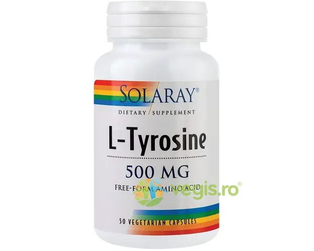 L-Tyrosine (L-Tirozina) 500mg 50cps vegetale Secom,