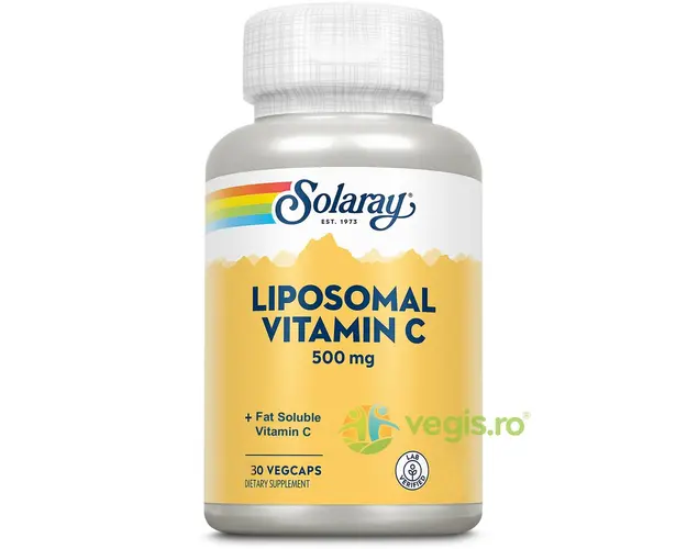 Liposomal Vitamin C (Vitamina C Lipozomala) 500mg 30cps Secom,