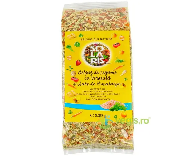 Condiment - Belsug de Legume cu Verdeata si Sare Roz de Himalaya 250g