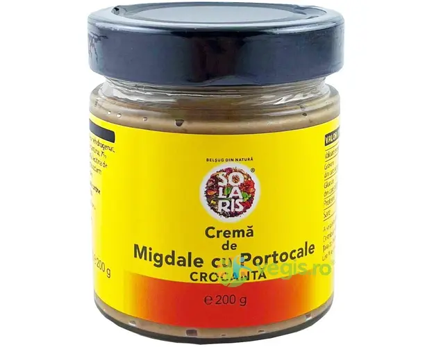 Crema de Migdale cu Portocale Crocanta 200g