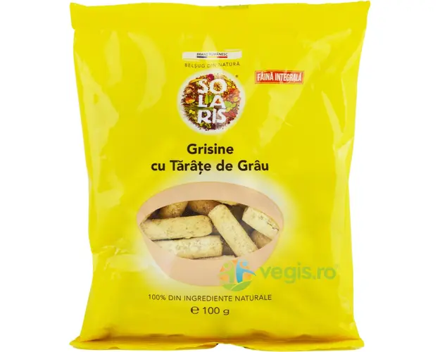 Grisine din Faina Integrala cu Tarate de Grau 100g
