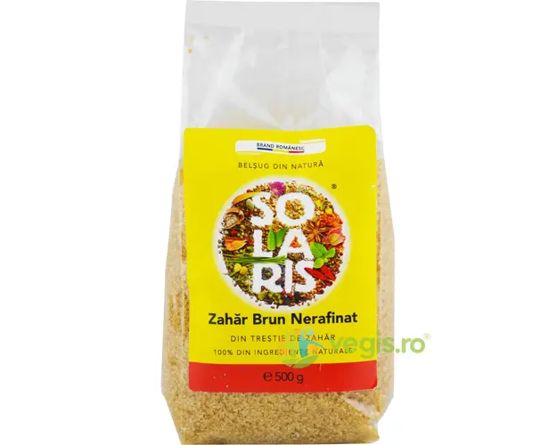 Zahar Brun Nerafinat din Trestie de Zahar 500g