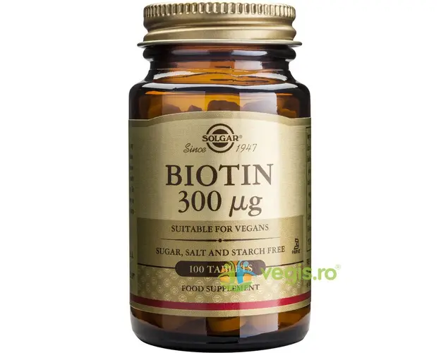 Biotina (Vitamina B7) 300mcg 100tb