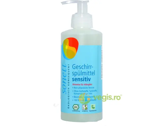 Detergent pentru Vase Sensitiv Neutru Bio 300ml