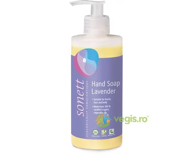 Sapun Lichid cu Lavanda Bio 300ml